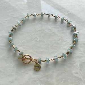 Juniper Raw Aquamarine Bracelet
